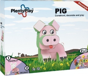 Plenty Play Decostyle - Stavebnice, Pig