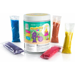Megapísek - Magický písek, Hydrofobní 5 barev, 200 g