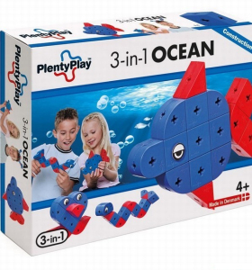 Plenty Play Construction - Stavebnice, 3-in-1 Ocean