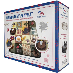 Hračka pro batolata - Senzorická podložka na hraní Zvířátka (2Kids Toys)