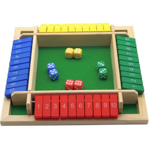 Společenská hra - Shut the box, Šance pro 1 - 4 hráče (2Kids Toys)