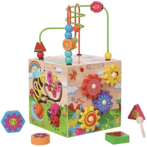Motorická kostka - Veselá zvířátka s labyrintem (2Kids Toys)