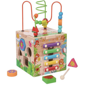 Motorická kostka - Veselá zvířátka s labyrintem (2Kids Toys)