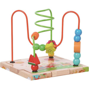 Motorická kostka - Veselá zvířátka s labyrintem (2Kids Toys)