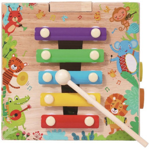 Motorická kostka - Veselá zvířátka s labyrintem (2Kids Toys)