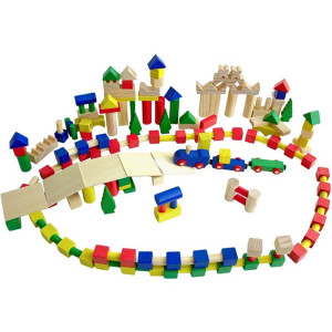 Kostky - Barevné, Mix tvarů, 500ks (2Kids Toys)