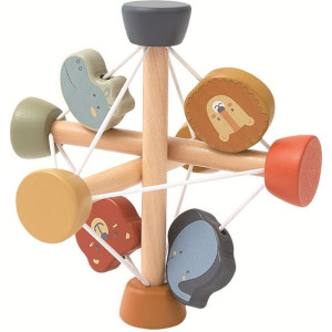 Chrastítko - Hračka do ruky, Aktivní koule Safari (2Kids Toys)