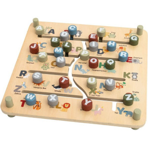 Motorický labyrint - Oboustranný Město a abeceda (2Kids Toys)