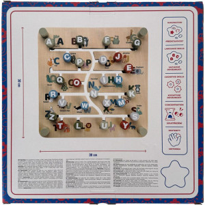 Motorický labyrint - Oboustranný Město a abeceda (2Kids Toys)