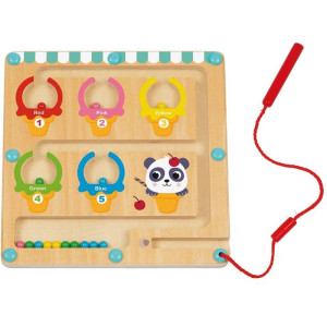 Motorický labyrint - Magnetická hra, Natoč zmrzlinu (2Kids Toys)