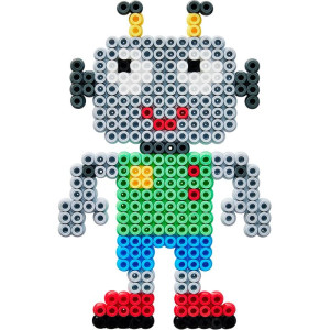 Hama zažehlovací korálky - MIDI Blistr, 1100ks Roboti