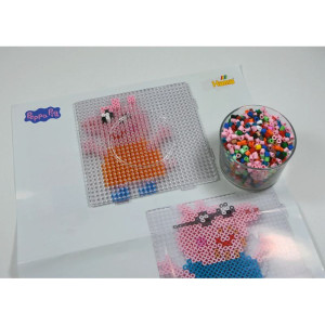 Hama zažehlovací korálky - MIDI Box, 4000ks Peppa Pig