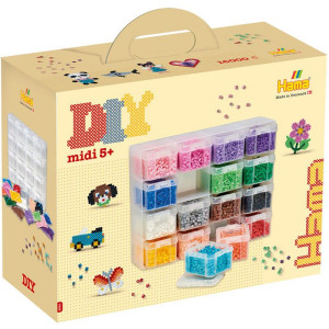 Hama zažehlovací korálky - MIDI Box, 16000ks Zásobník s korálky