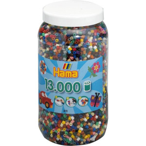 Hama zažehlovací korálky - MIDI Tuba, 13000ks 22 barev