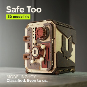 3D mechanický model - Trezor Safe Too (Ugears)