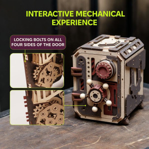 3D mechanický model - Trezor Safe Too (Ugears)