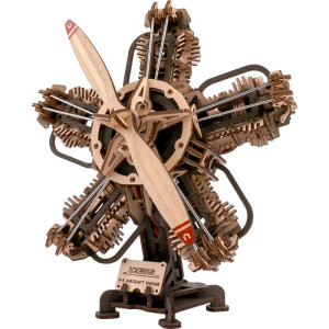 3D mechanický model - Letecký motor R-5 (Ugears)