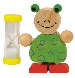 Stojánek na kartáček - Žabka zelená (Bigjigs)