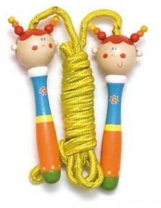 Švihadlo - Pohádková postava (žluté), 210cm