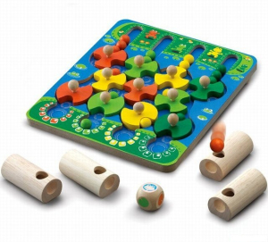 Společenská hra - Dřevěná hra Žabky (Wonderworld)