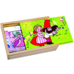 Puzzle dřevěné - V krabičce, Rumcajs, 48ks (Bino)