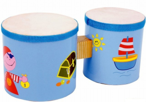 Hudba - Bubínek, Bongo barevné s piráty (Legler)