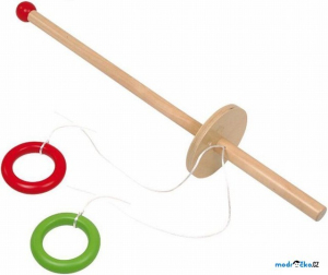 Motorická hra - Chytání kroužků na tyč (Legler)