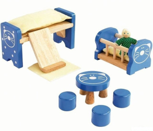 Nábytek pro panenky - Dětský pokoj (Educo)