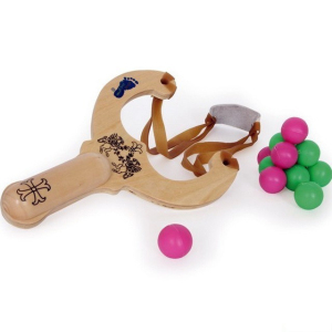 Dětská zbraň - Prak dřevěný (Small foot)