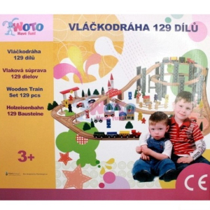 Vláčkodráha Woto - Maxi se serpentýnou, 129 dílů