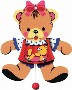 Roztahovačka - mini medvědice, 15cm (Mertens)