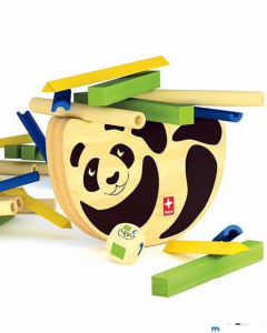 Motorická hra - Balanční medvídek panda, Pandabo (Hape)