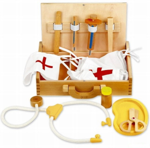Malý doktor - Set v dřevěném kufříku (Classic World)