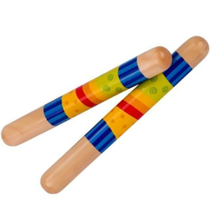 Hudba - Hudební dřívka, barevná (Goki)