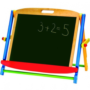 Kreslící tabule - Stolní magnetická s tvary oboustranná (Bino)