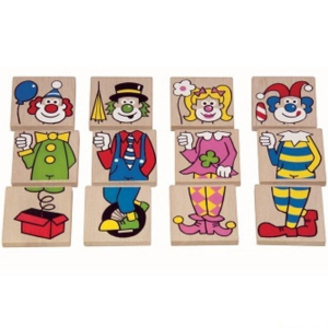 Skládací obrázky - Skládanka Klauni (Detoa)