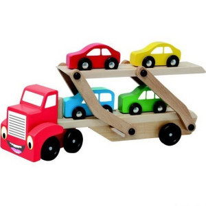 Auto - Tahač s návěsem pro přepravu aut (Woody)