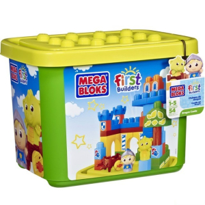 Mega Bloks - Kostky maxi, Kyblík Hrad, 54ks