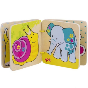 První knížka - Přátelé Susibelle, 4 dřevěné listy (Goki)