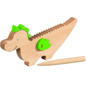 Hudba - Dráček Kvído, hudební hračka ze dřeva (Goki)