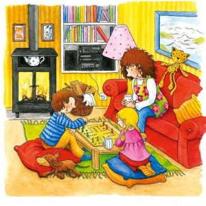 Puzzle vícevrstvé - Můj den, 4 vrstvy, 46ks (Goki)