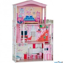 Domeček pro panenky - Velký s nábytkem pro Barbie (Woody)