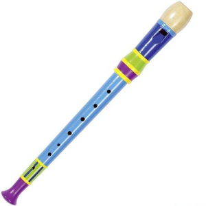 Hudba - Flétna zobcová 32cm, barevná (Goki)