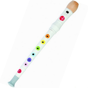 Hudba - Flétna zobcová 31cm, barevná (Janod)