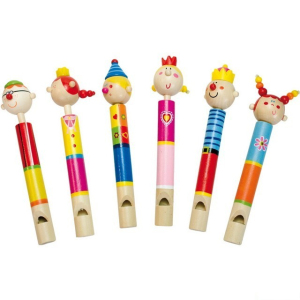 Hudba - Píšťalka s pístem, Pohádkové hlavičky, 1ks (Bino)