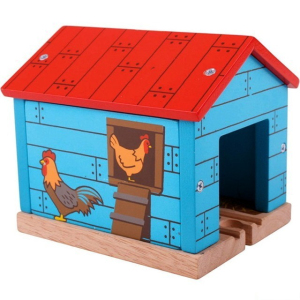 Vláčkodráha tunely - Farma tunel, Kurník (Bigjigs)