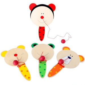 Motorická hra - Pinkání kuličky, Paddle Ball, 1ks (Legler)