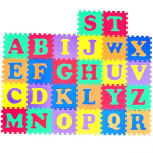 Puzzle pěnové - 30x30cm, 26ks, Abeceda (HM Studio)