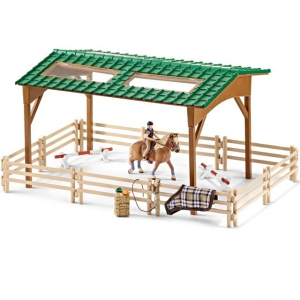 Schleich - Jezdecký klub, Areál s koněm a příslušenstvím