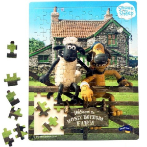Puzzle na desce - Ovečka Shaun, 100ks (Legler)